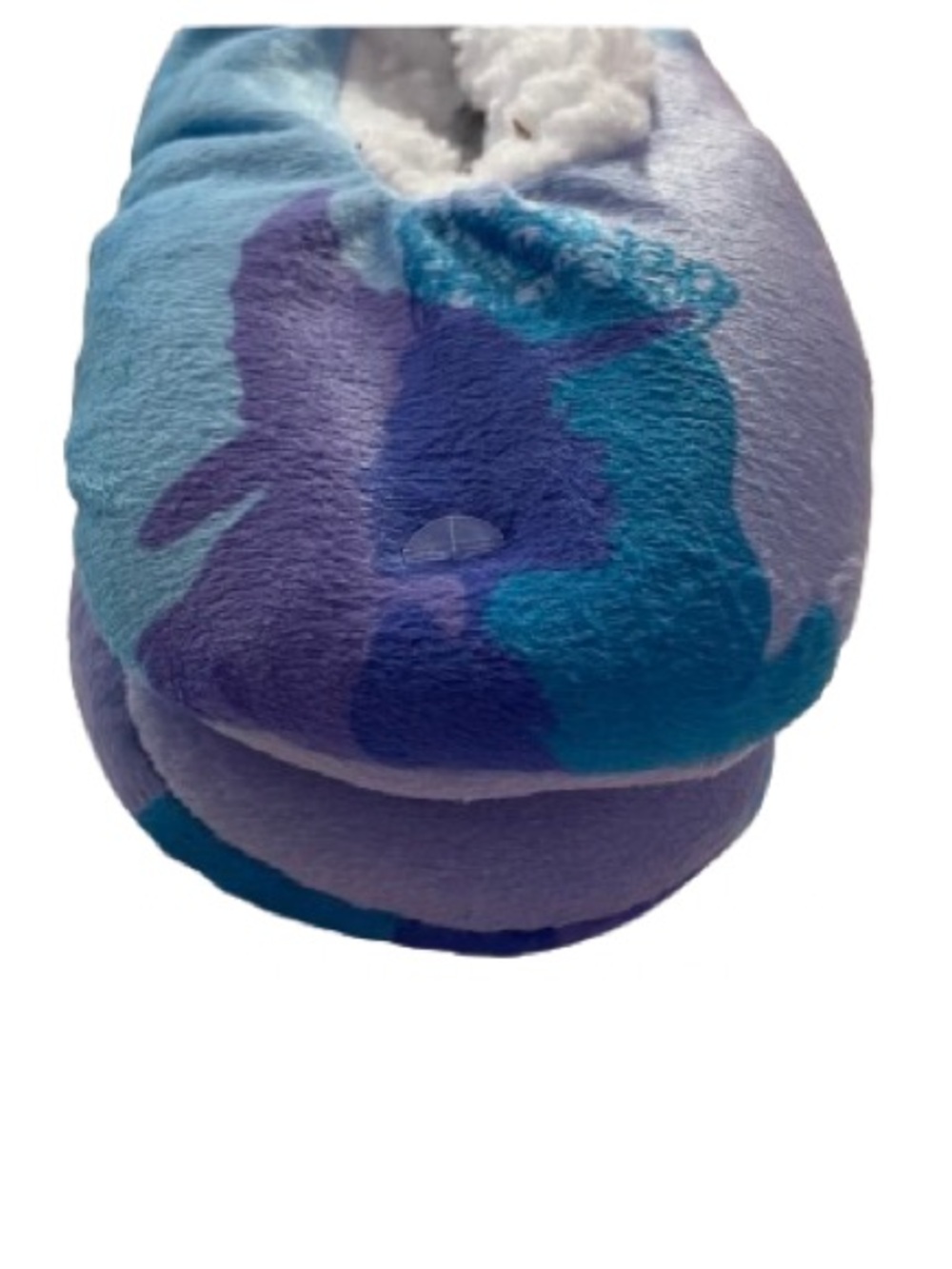 NWT Wicked Kids Slipper Socks in Blue and Purple Size Sm/Med (shoe 8-11)